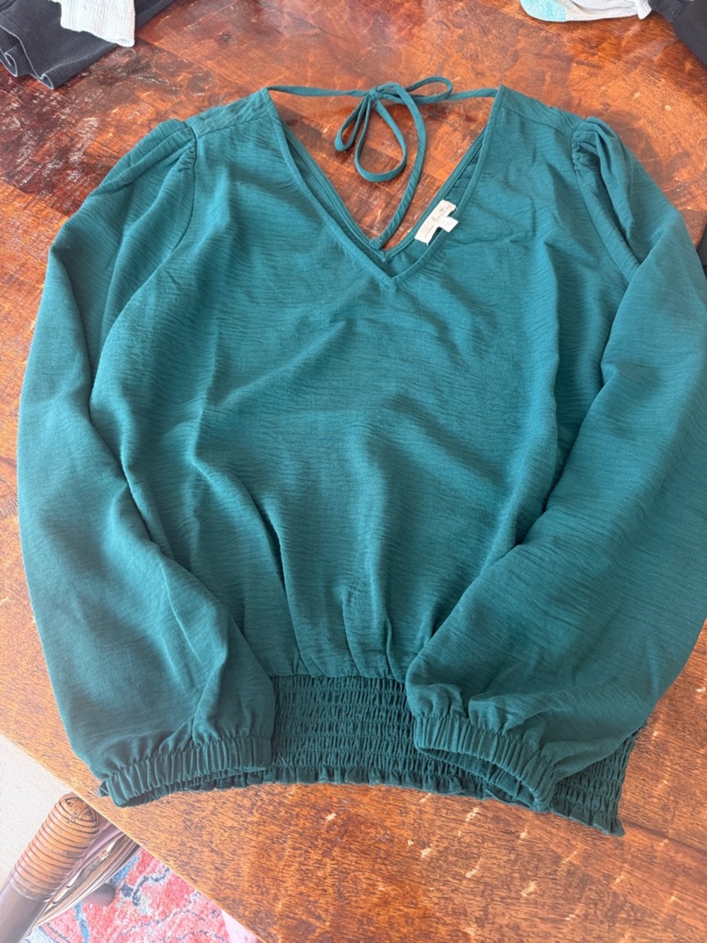 nine britton Teal Green Tank Top